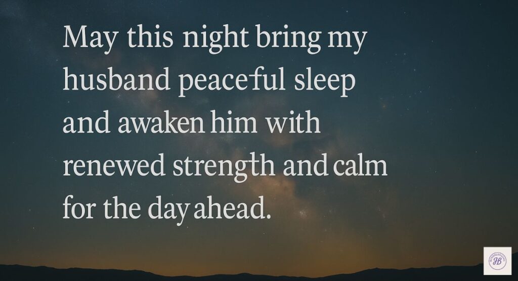 A Nighttime Prayer for Peaceful Sleep and Renewed Strength