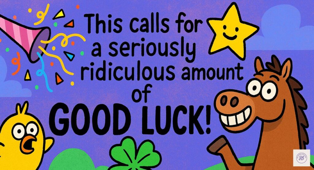 Funny Good Luck Messages
