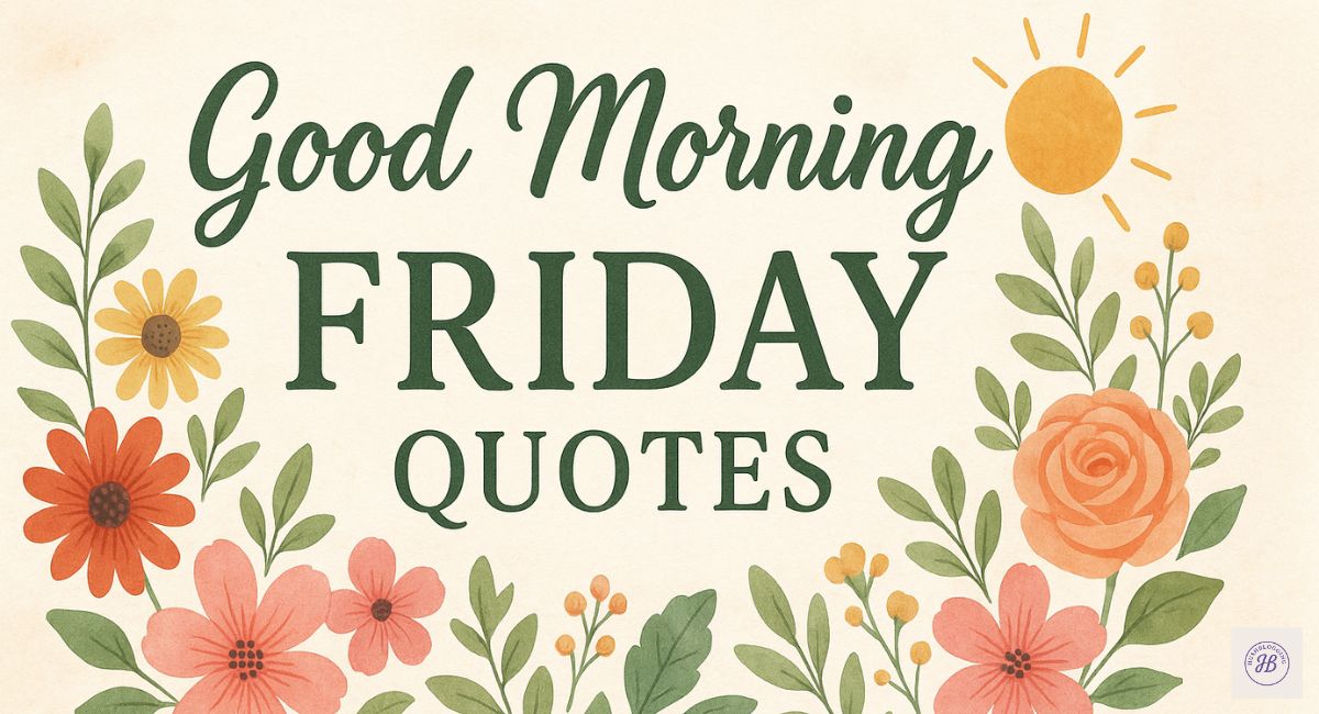 Good Morning Friday Quotes