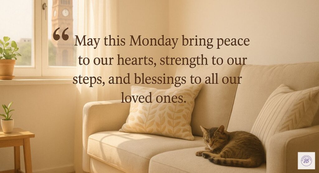Heartfelt monday Prayers and Wishes for Friends and Family