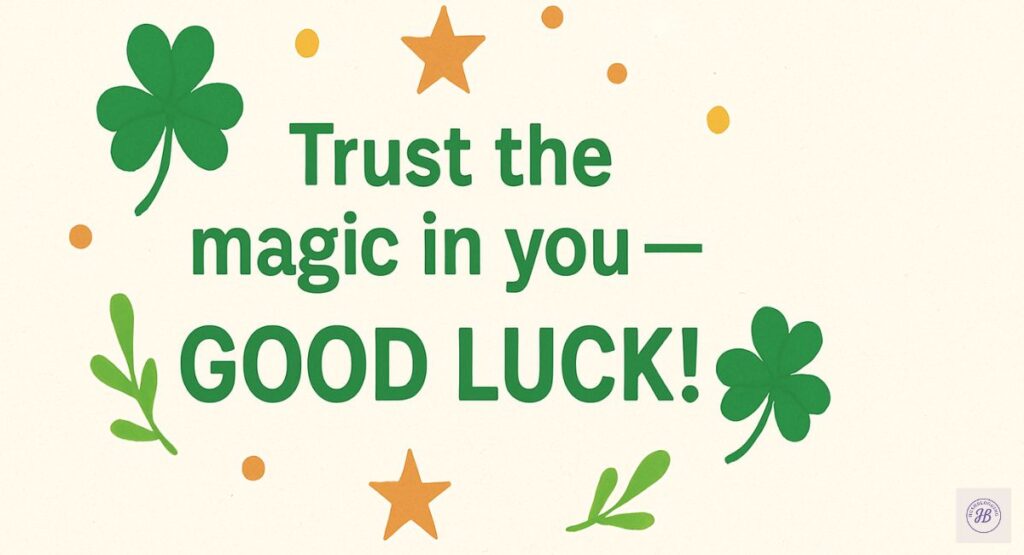 Thoughtful Good Luck Message