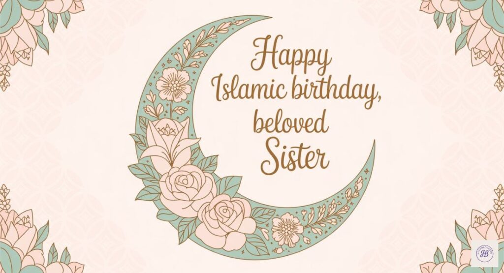 Heartfelt Islamic Birthday Messages for Elder Sister
