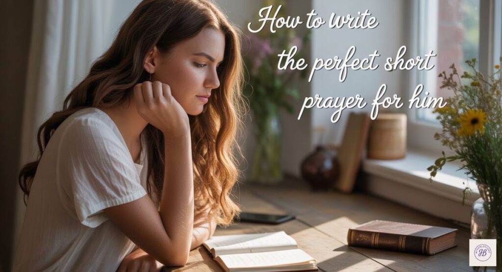 How to Write the Perfect Short Prayer for Him