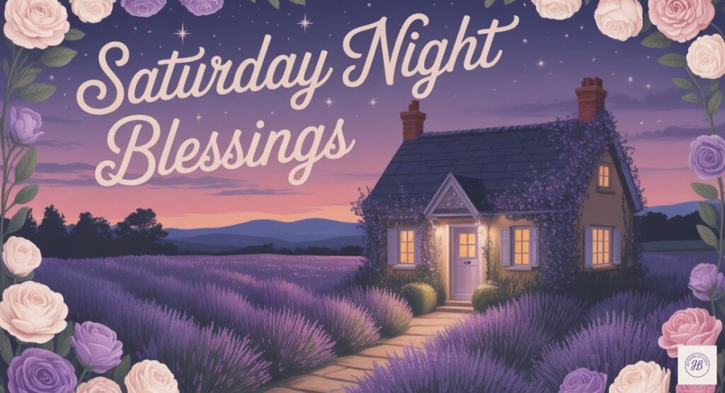 Saturday Night Blessings to End the Day Calmly
