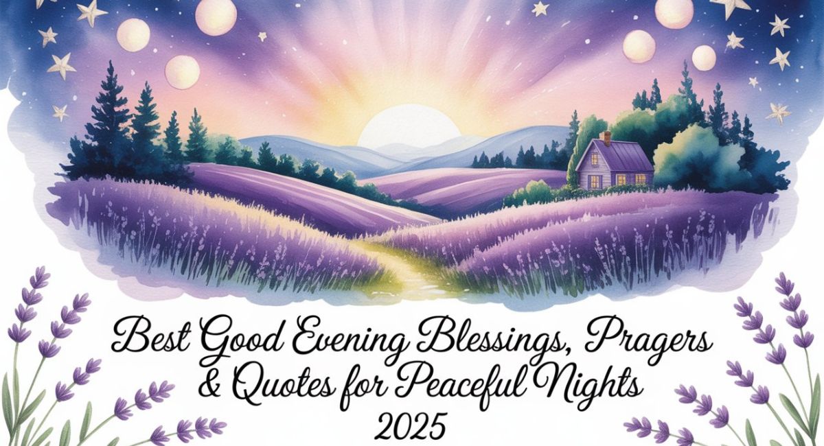 Best Good Evening Blessings, Prayers & Quotes for Peaceful Nights 2025